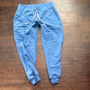 Womens Figs ceil Blue Jogger Pants